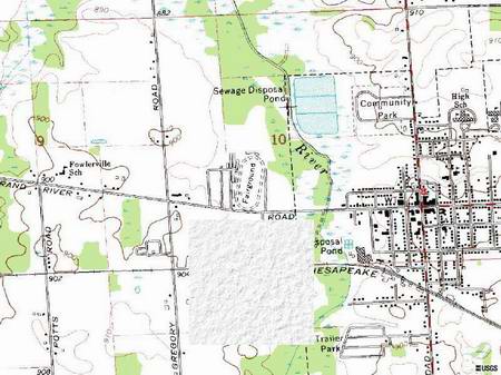Fowlerville FairGrounds - Topo Map